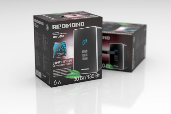 Увлажнитель воздуха ультразвуковой REDMOND RHF-3303 - фото 2 - купить в интернет-магазине Редмонд