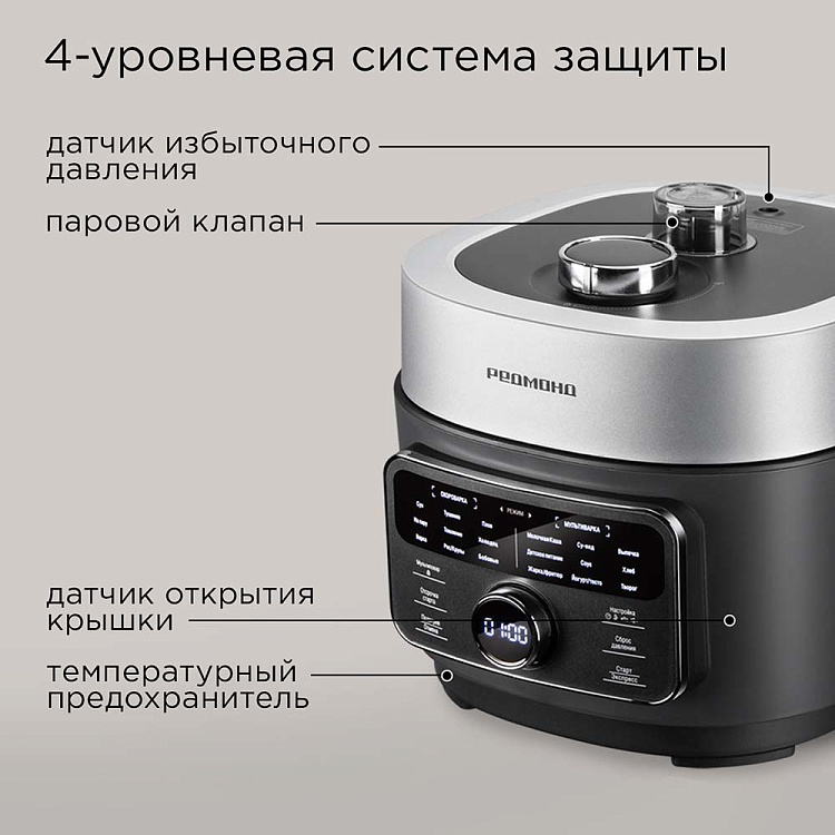 Мультиварка-скороварка РЕДМОНД Fast Chef MP112 - фото 9 - купить в интернет-магазине Редмонд