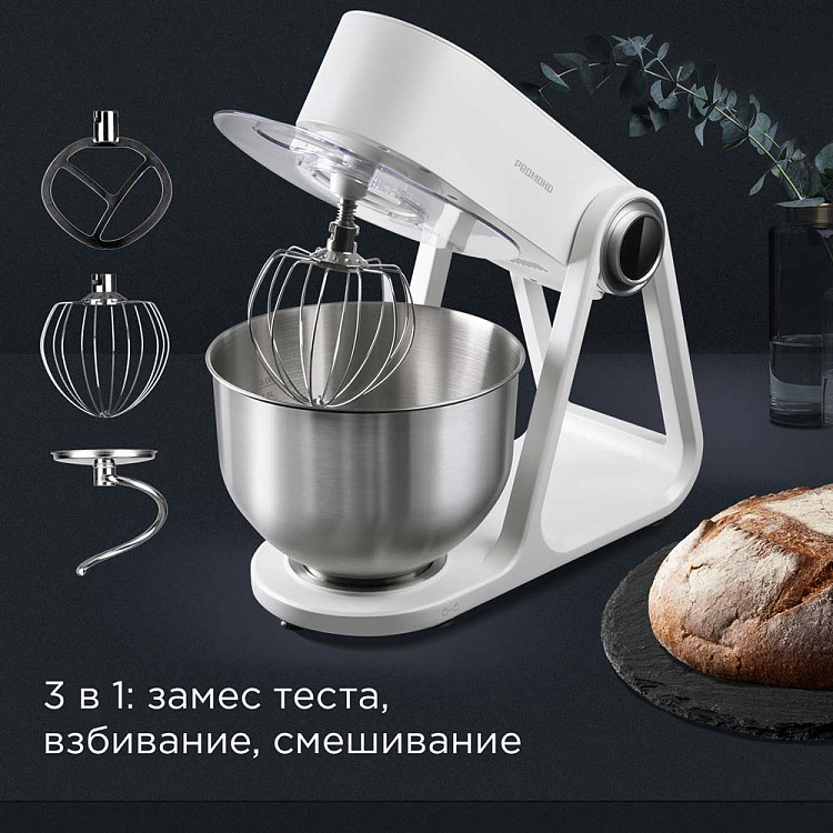 Планетарный миксер РЕДМОНД FM600 (белый) - фото 2 - купить в интернет-магазине Редмонд