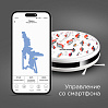 Умный робот-пылесос редмонд RV-R640S WiFi (снегири), фото