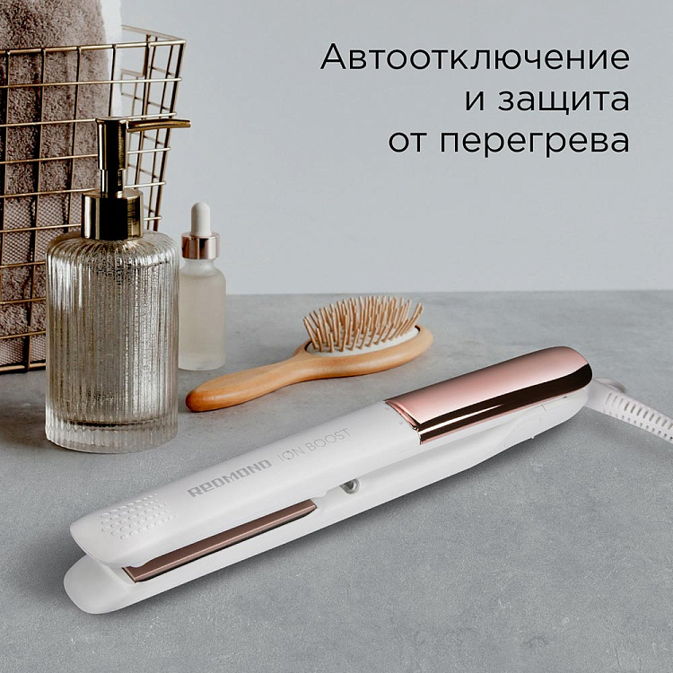 Выпрямитель для волос РЕДМОНД HS1716 (белый) - фото 6 - купить в интернет-магазине Редмонд