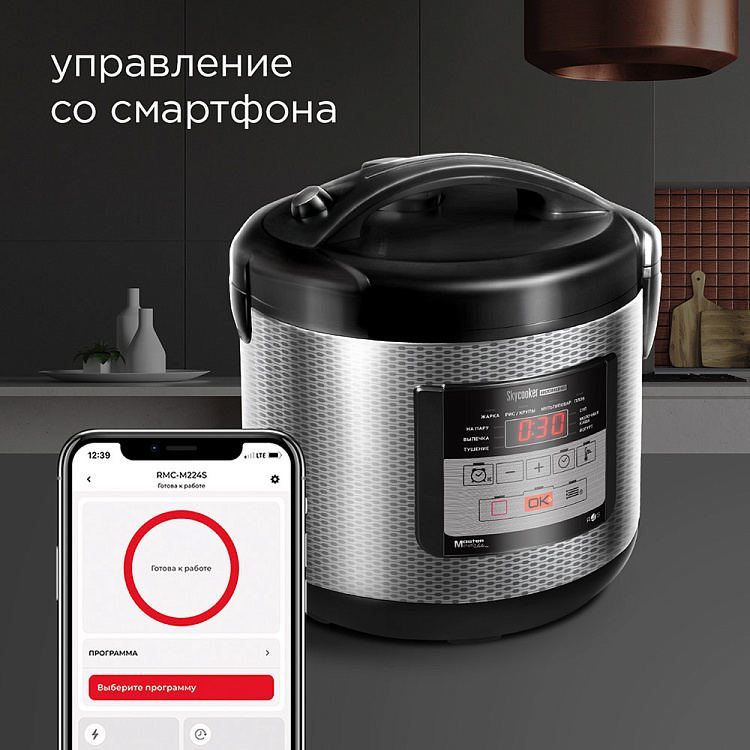 Умная мультиварка REDMOND SkyCooker M224S - фото 2 - купить в интернет-магазине Редмонд