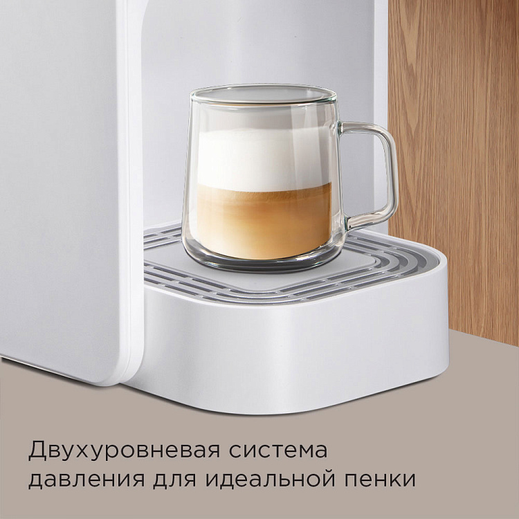 Кофеварка капсульная РЕДМОНД CM713 (белый) - фото 4 - купить в интернет-магазине Редмонд