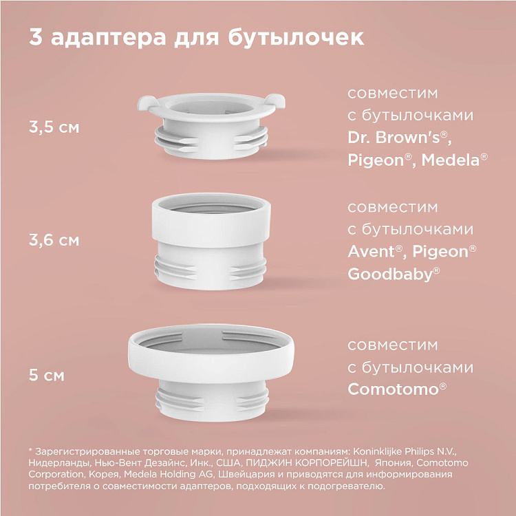Портативный подогреватель молока РЕДМОНД Baby BC5200 - фото 7 - купить в интернет-магазине Редмонд