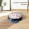 Умный робот-пылесос редмонд RV-R630S WiFi (снегири), фото